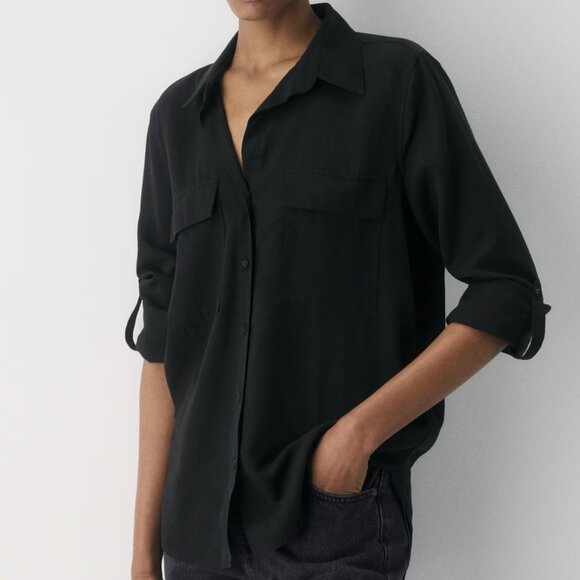 Babaton Utility Button-Up Shirt - Picture 1 of 5